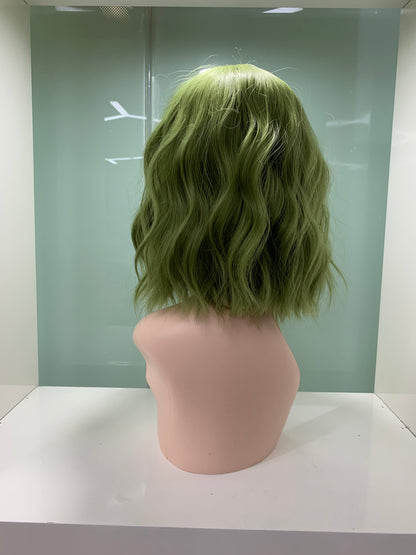 KBDHAIR false hair 180 Denisty color Green synthetic hair