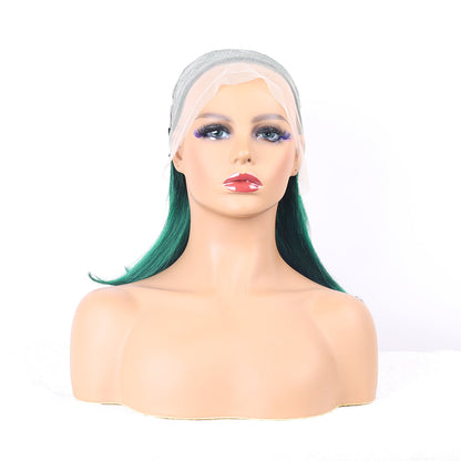 Green Lace Front Wig Human Hair 13x4 Hd Lace green bob wig100% Human Hair