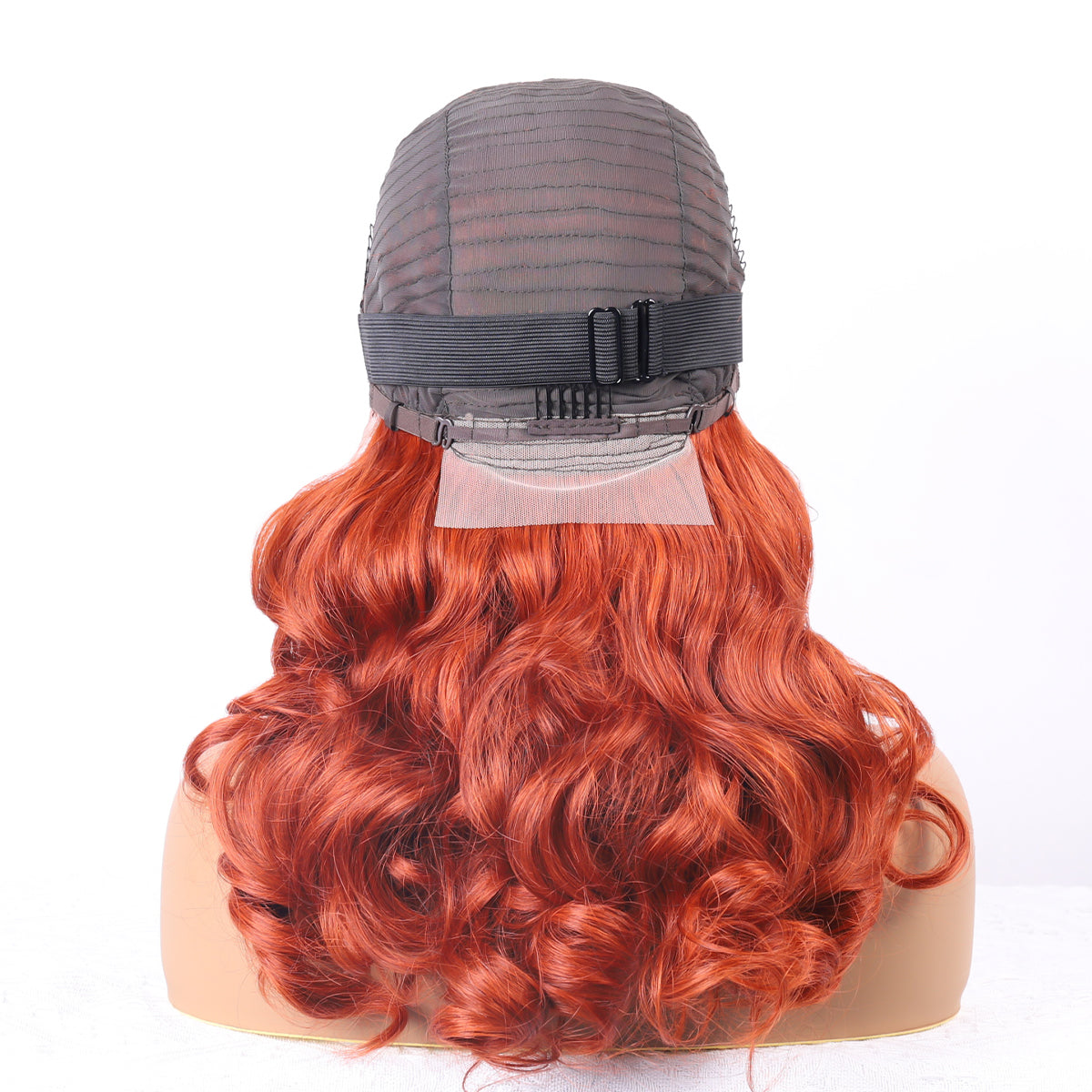 Ginger Orange Lace Front Wigs Human Hair loose Wave 13x4 Transparent HD Lace Frontal Wigs Colored Wigs 350#18inch