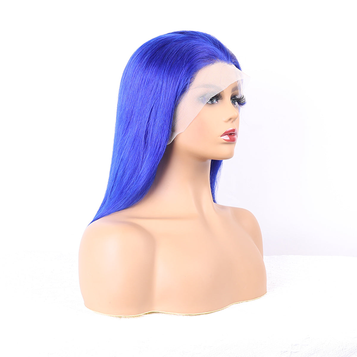 Roalblue Lace Front Wig Human Hair 13x4 Hd Lace Pink Straight Wigs 100%Human Hair Transparent Lace Human Hair Wigs