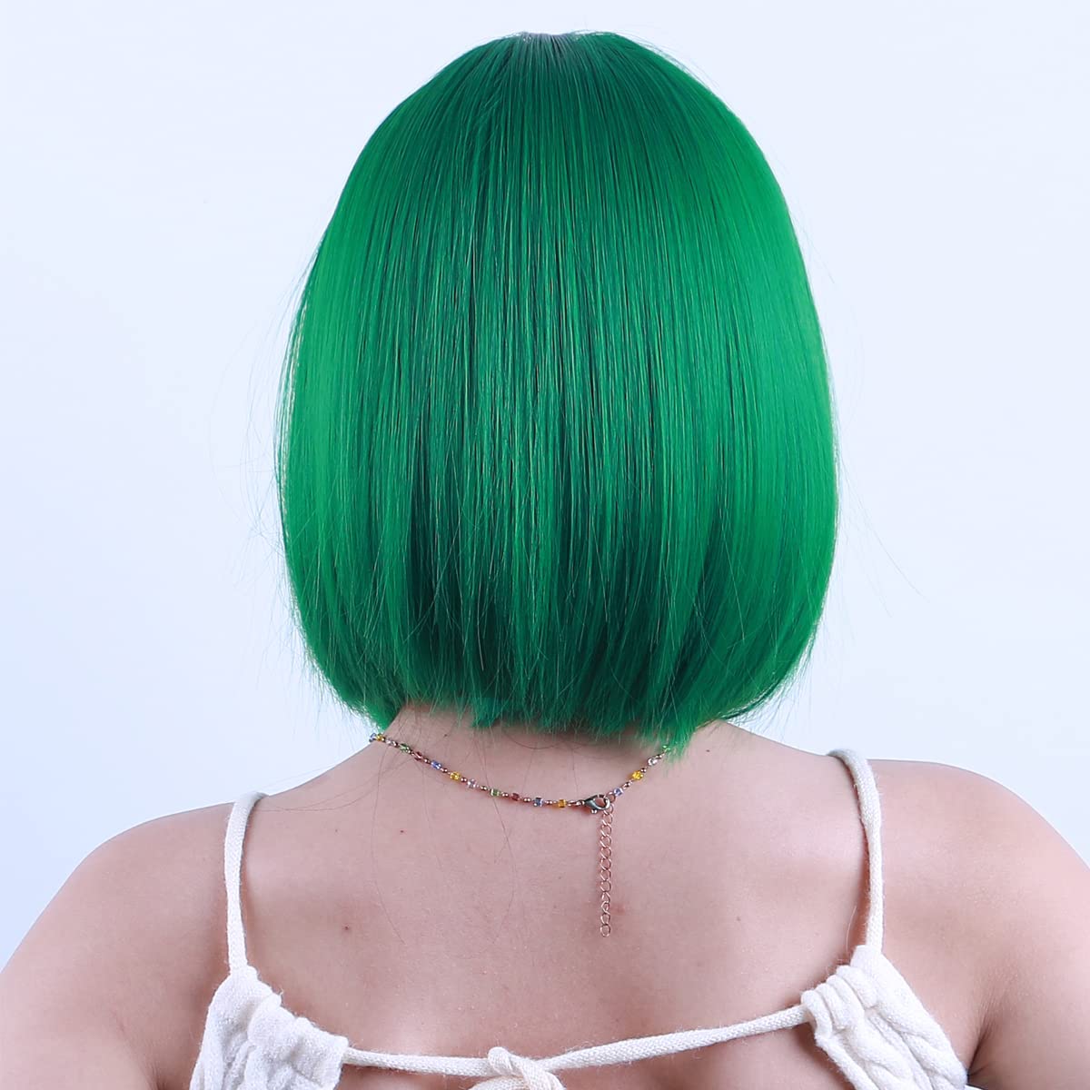 Green Lace Front Wig Human Hair 13x4 Hd Lace green bob wig100% Human Hair