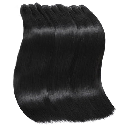 Superior 4x4 transparent Lace Closure With 3  straight bodywave hairbundle 100% humen hair