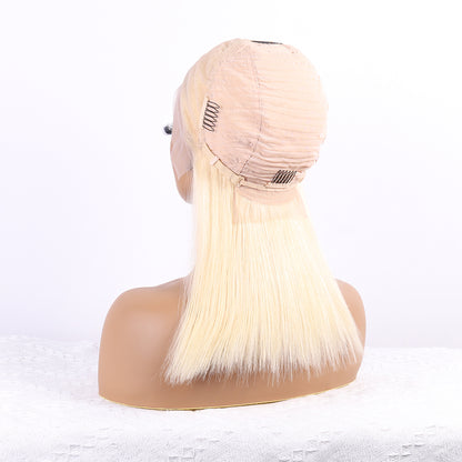 Blonde Wig Human Hair 13X4 HD Transparent 613 Lace Front Wig Human Hair