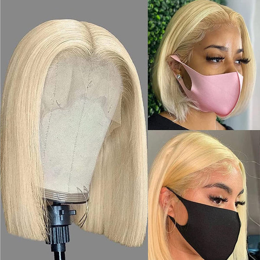 Blonde Wig Human Hair 13X4 HD Transparent 613 Lace Front Wig Human Hair