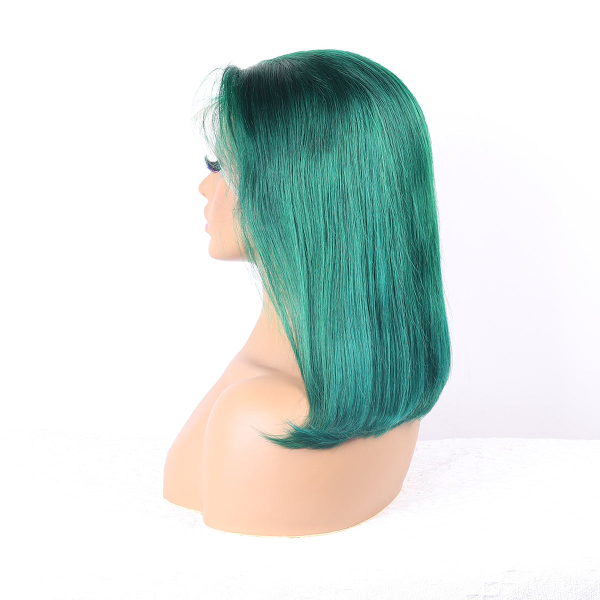 Green Lace Front Wig Human Hair 13x4 Hd Lace green bob wig100% Human Hair