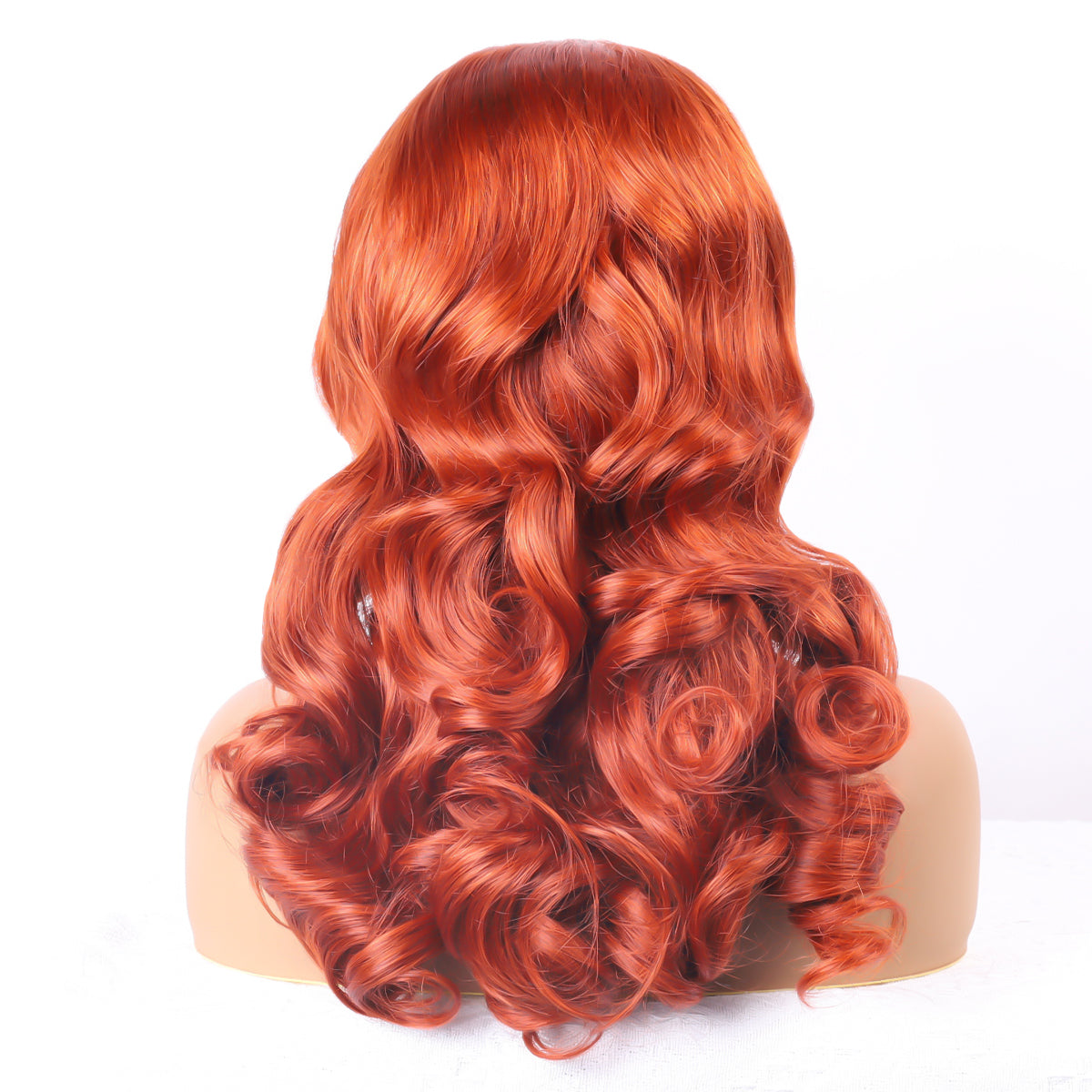 Ginger Orange Lace Front Wigs Human Hair loose Wave 13x4 Transparent HD Lace Frontal Wigs Colored Wigs 350#18inch