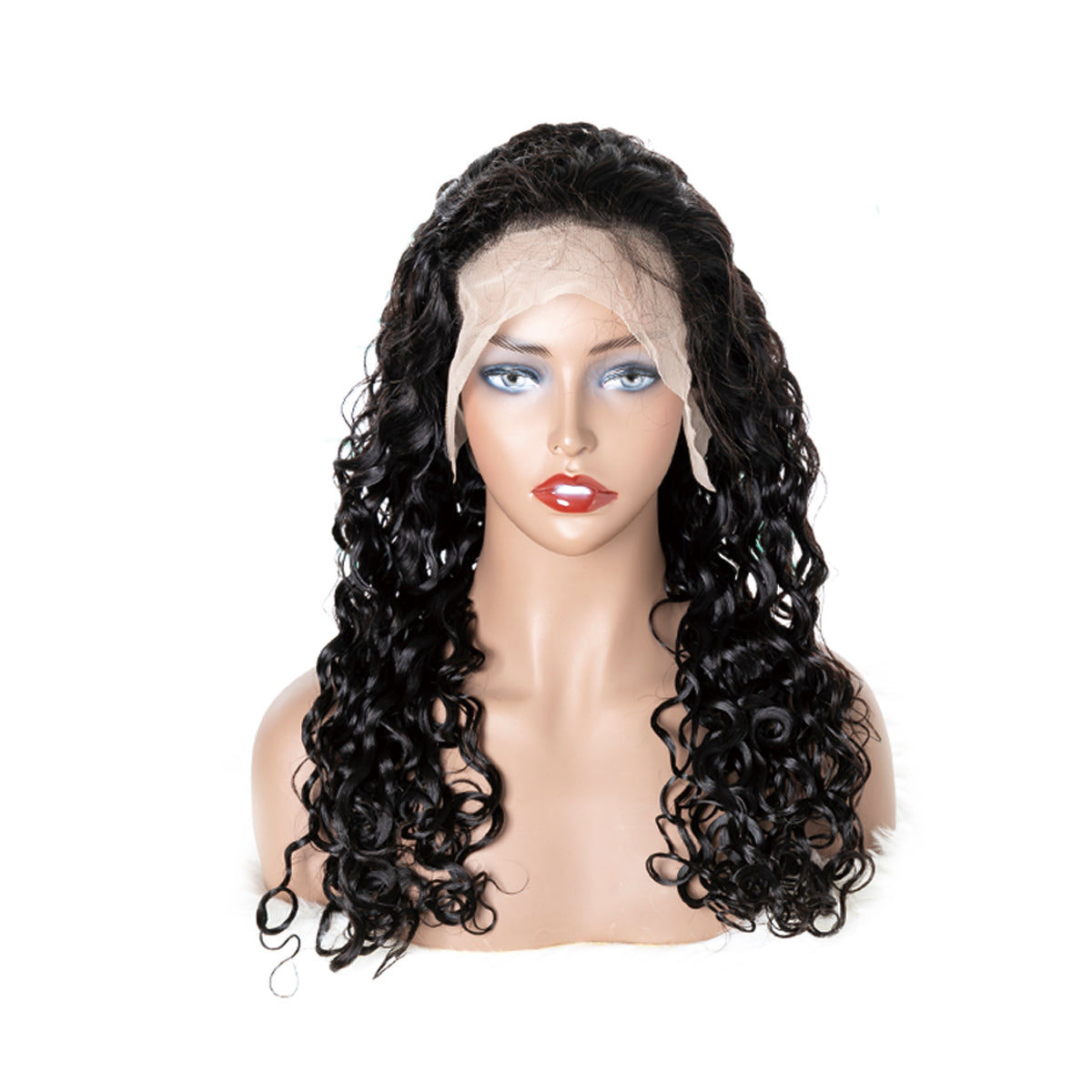 KBDHAIR WIGS 100% Virgin Hair Italian Curly Wigs HD5*5 Natural Color 180 Denisty