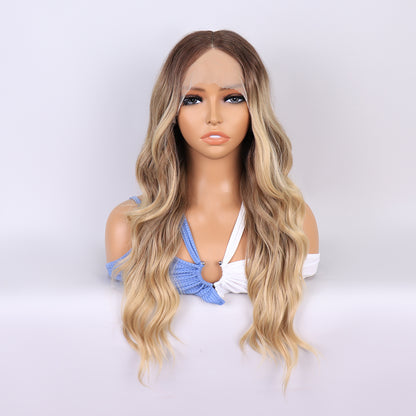 [S56]synthetic wavy wig R2/15/10# color hair wigs long hair wig