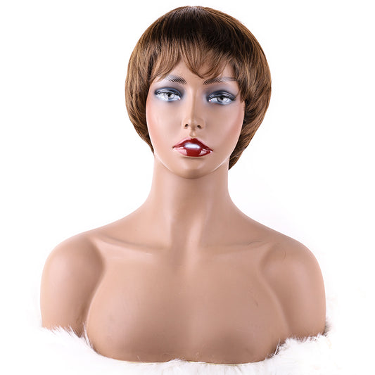 [S05] European and American wig women short hair color wig