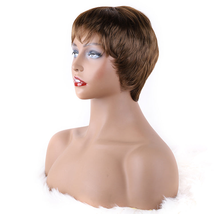 [S05] European and American wig women short hair color wig