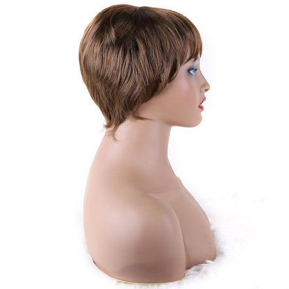 [S05] European and American wig women short hair color wig