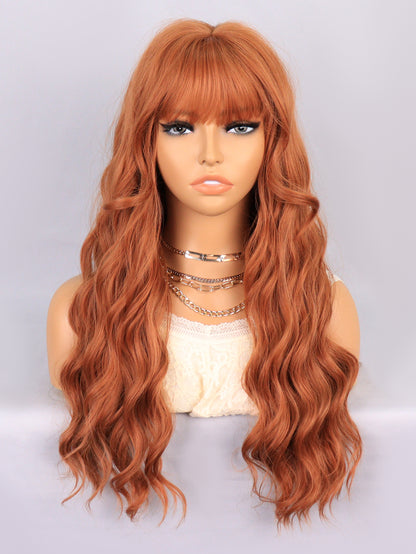 [S73]synthetic hair wavy 439/30A# long synthetic hair wigs for women