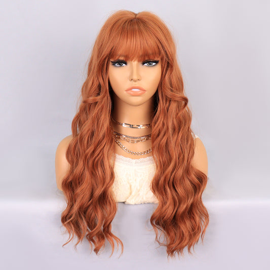 [S73]synthetic hair wavy 439/30A# long synthetic hair wigs for women