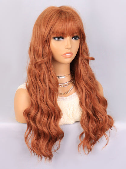 [S73]synthetic hair wavy 439/30A# long synthetic hair wigs for women